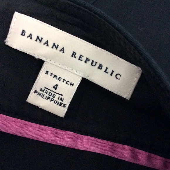 Banana Republic Skirt Size 4 Stretch Black Solid - Picture 5 of 7